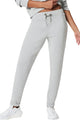 Spanx AirEssentials Tapered Pant in Light Heather Grey, front view