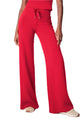 Spanx AirEssentials Wide Leg Pant in Spanx Red, front view