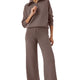 Spanx AirEssentials Wide Leg Pant in Smoke, front view