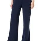 Spanx AirEssentials Wide Leg Pant in Timeless Navy, front view