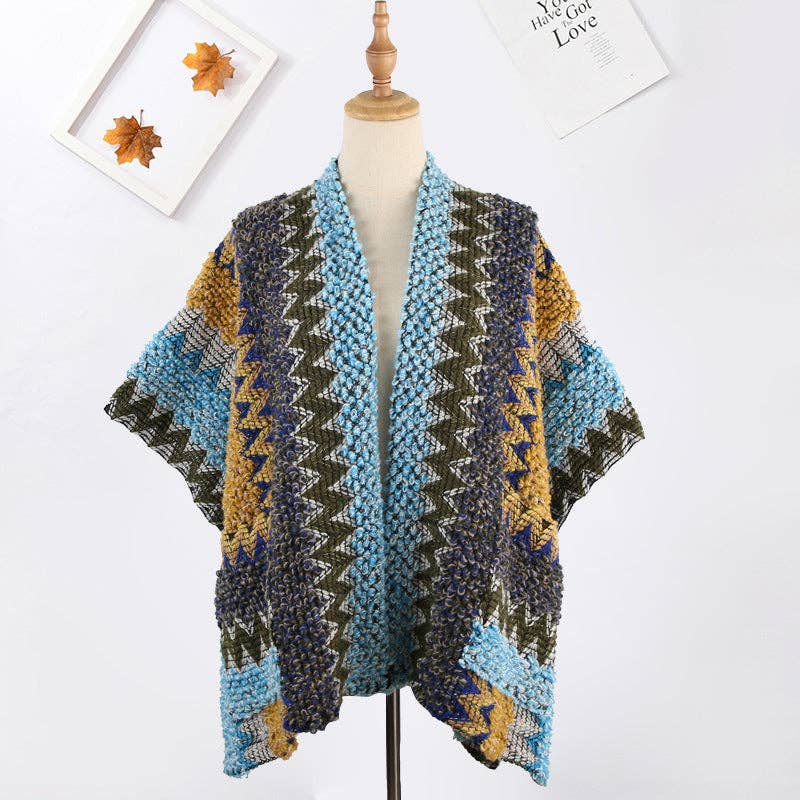 Boho Shawl with Pocket