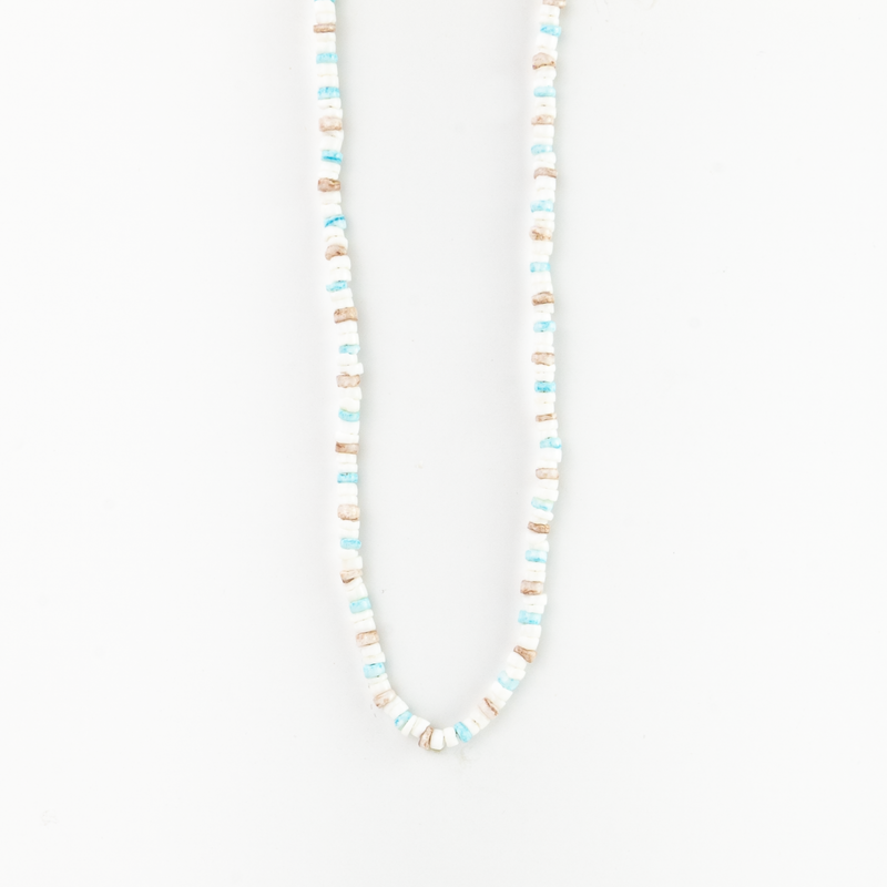 Pineapple Island - Padangbai Necklace, Choker Necklace, Surf Jewelry: White
