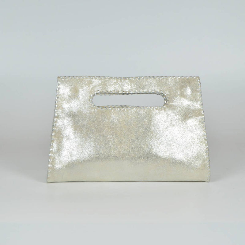 Mia Clutch Suede and Leather