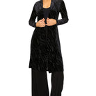 Last Tango Burnout Duster Jacket, leopard burnout print, front view
