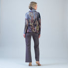 Back view of the Clara Sunwoo watercolor cowl neck sweater