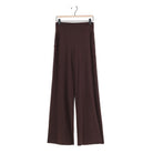 Clara Sunwoo signature wide leg pocket pant in brown, front view