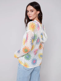 Fishnet Hoodie Sweater
