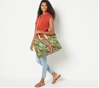 ShoreBags - Box Tote with Strap and Leather Handles