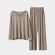Foggy blue eco-soft modal loungewear set, alternate view