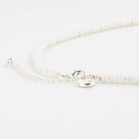 Pineapple Island - Padangbai Necklace, Choker Necklace, Surf Jewelry: White