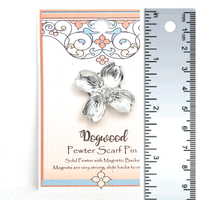 Dogwood Mag Scarf Pin