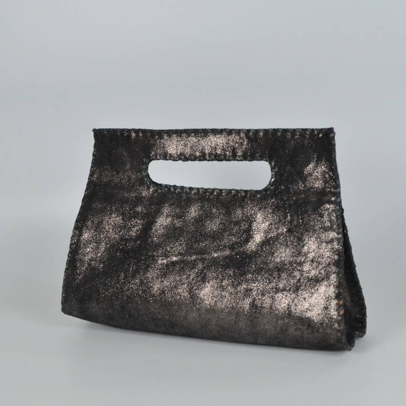 Mia Clutch Suede and Leather