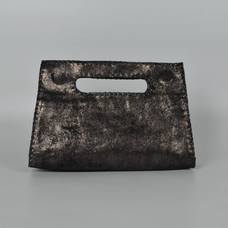 Mia Clutch Suede and Leather