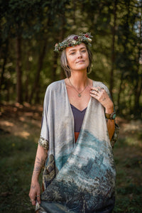 Castles In The Air Bohemian Bamboo Starduster Kimono