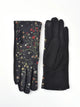 Floral touchscreen gloves, product photo