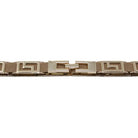 German Fuentes chain-link stretch belt in taupe