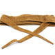 German Fuentes genuine suede wrap belt in camel