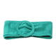 German Fuentes suede belt with circle buckle in teal