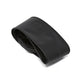 German Fuentes thin leather wrap belt in black