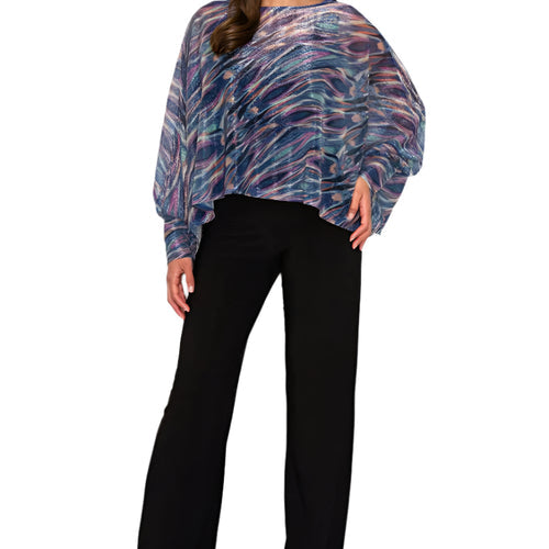 Last Tango Chiffon Topper in Rainbow Shimmer – Ella Where She Shops