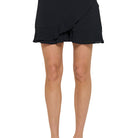 Last Tango Mini Woven Asymmetrical Ruffle Skort in Black – Ella Where She Shops