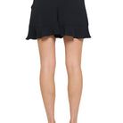 Last Tango Mini Woven Asymmetrical Ruffle Skort in Black – Ella Where She Shops