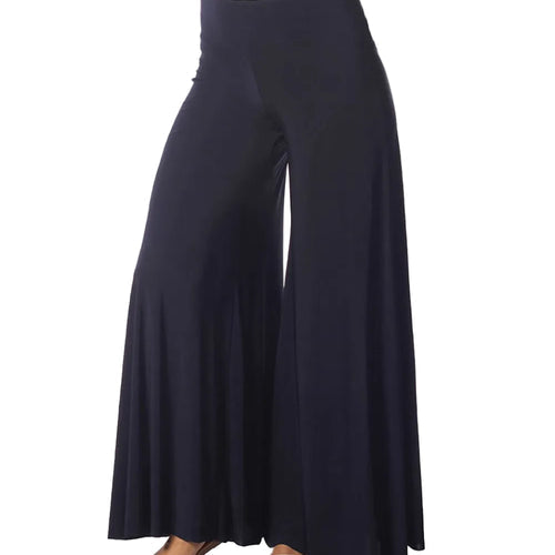 Last Tango Wrinkle Resistant Palazzo Pants in Navy – Ella Where She Shops