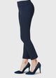 Lisette L Kathryne 28" Ankle Pant in black and navy, back view