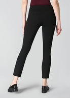 Lisette L Kathryne 28" Ankle Pant in black and navy, detail view