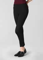 Lisette L Kathryne 28" Ankle Pant in black and navy, side view