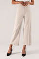 Lisette L Kathryne 28" Wide Leg Pant in stone, front view