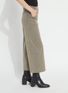 Lysse Clarke Wide Leg Denim in Everwood Sheen Line, side view
