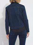 Lysse classic denim jacket in indigo, alternate view