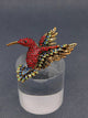 Mio Queena Rhinestone Hummingbird Brooch, sparkling rhinestone bird pin, view 2