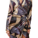 Notable Sensation Midi Shirt Wrap Dress in Umber Mosaic – Ella Where She Shops