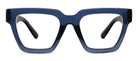 Peepers Take A Bow blue light reading glasses in navy, front view
