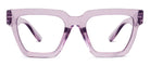 Peepers Take A Bow blue light reading glasses in purple, front view