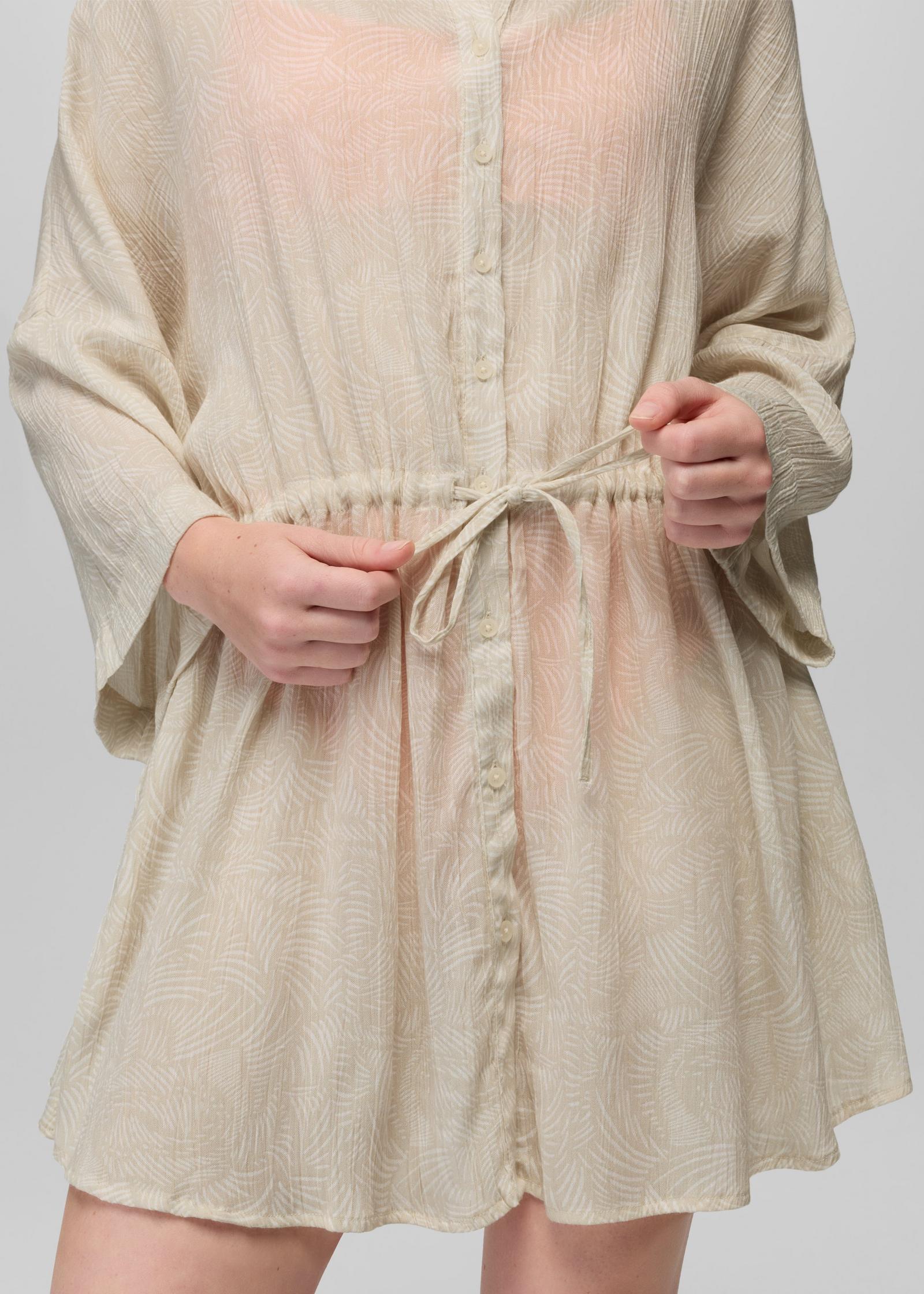 prAna Fernie Shirt Dress in Alba Currents, alternate detail view