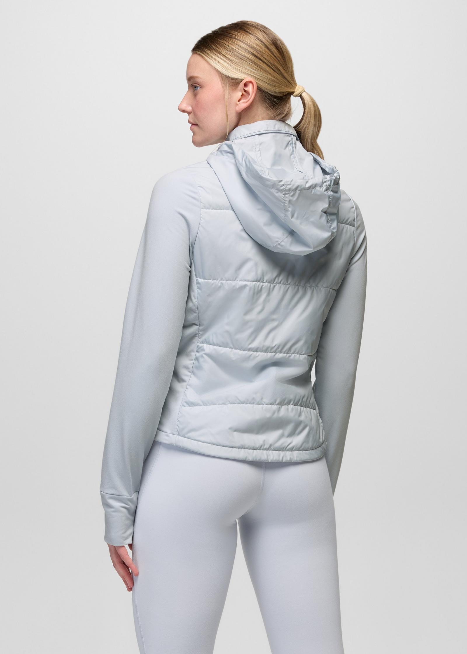 prAna Ice Flow Insulated Jacket in Rainier, back view