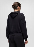 prAna Shea Soft Full Zip in Black, back view
