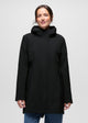 prAna Wildtide Rain Jacket in Black, front view