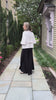 pearl top and black pant