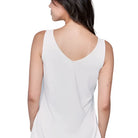 Reversible Bamboo Cami, back view showing V-neckline side