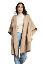 Hooded oversized kimono, alternate view