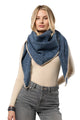 Knitted triangle shawl, product photo