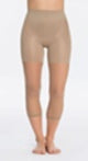 SPANXshape Original Footless Sheers in Cold Foam, front view with footless capri leg ending at mid-calf