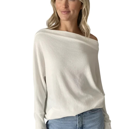 The Anywhere Top in Ivory – Ella Where She Shops