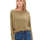 The Anywhere Top in Olive – Ella Where She Shops
