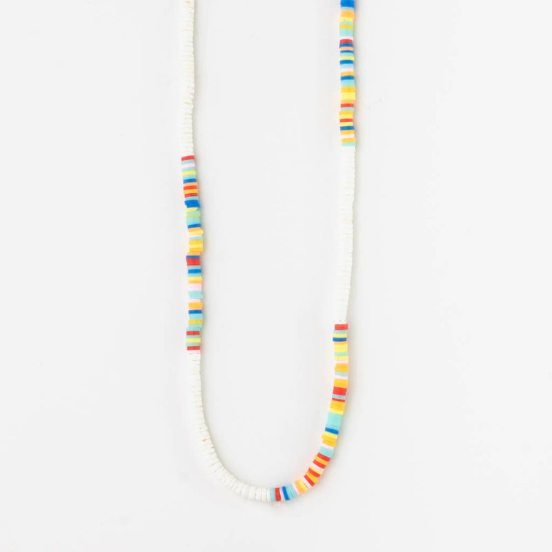 Manu Bay Surfer Necklace, Rainbow