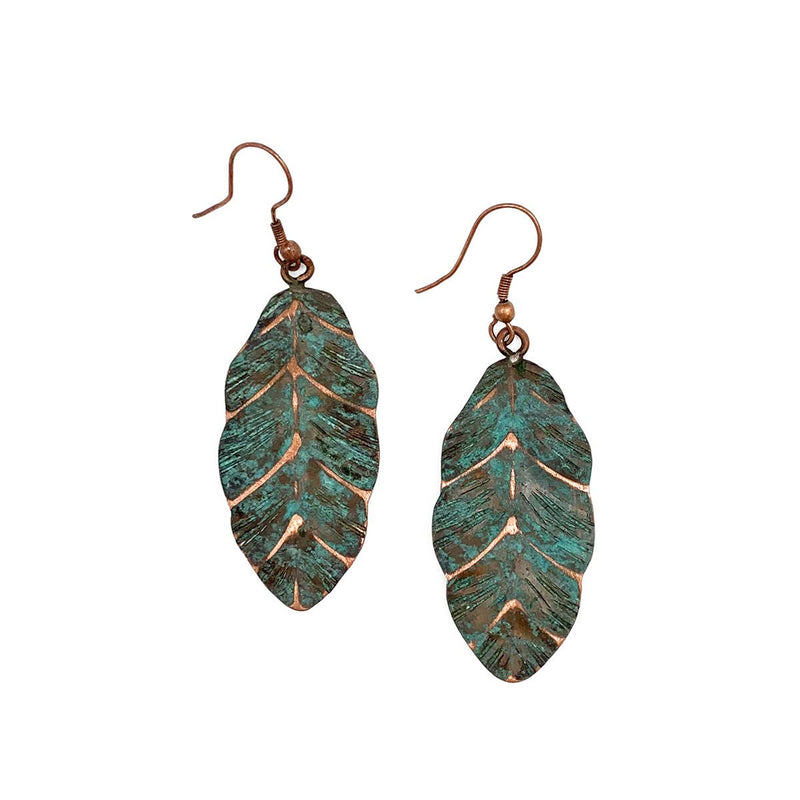 Copper Patina Earrings